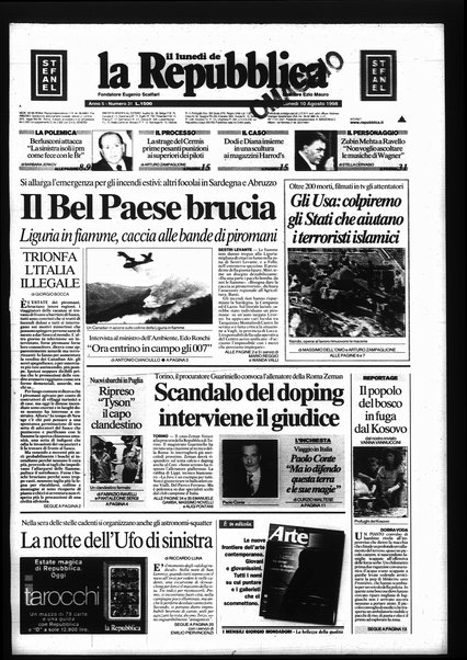 Il lunedì de La repubblica